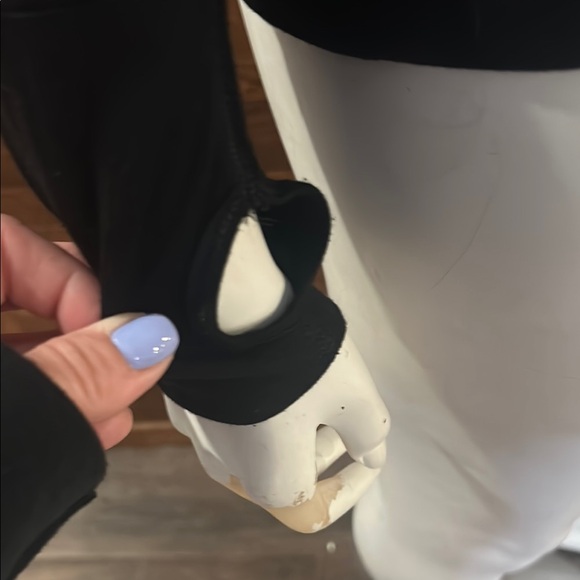 GAP Black V-Neck Women's Blouse - Picture 2 of 4